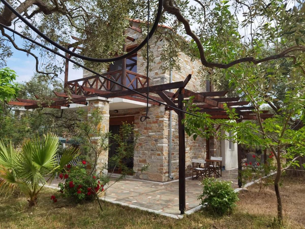 Elea Stone Houses In Organic Quiet Olive Grove, Prinos, Thassos Eksteriør billede