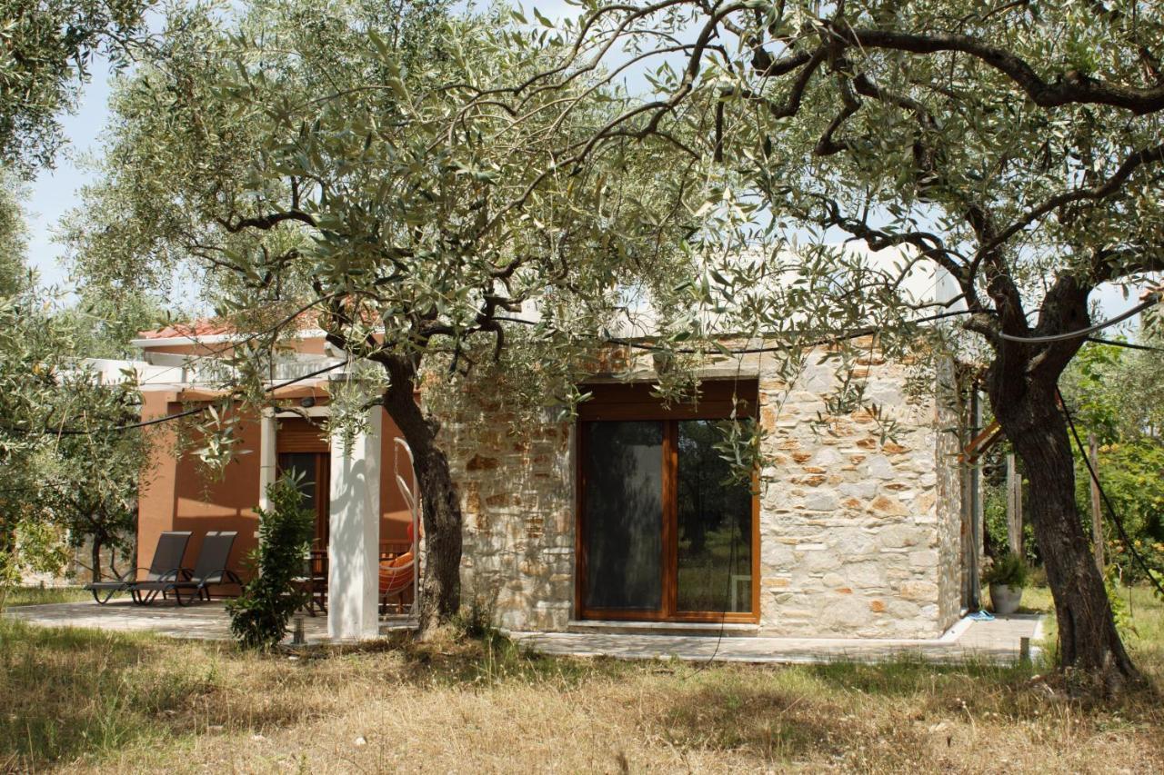 Elea Stone Houses In Organic Quiet Olive Grove, Prinos, Thassos Eksteriør billede